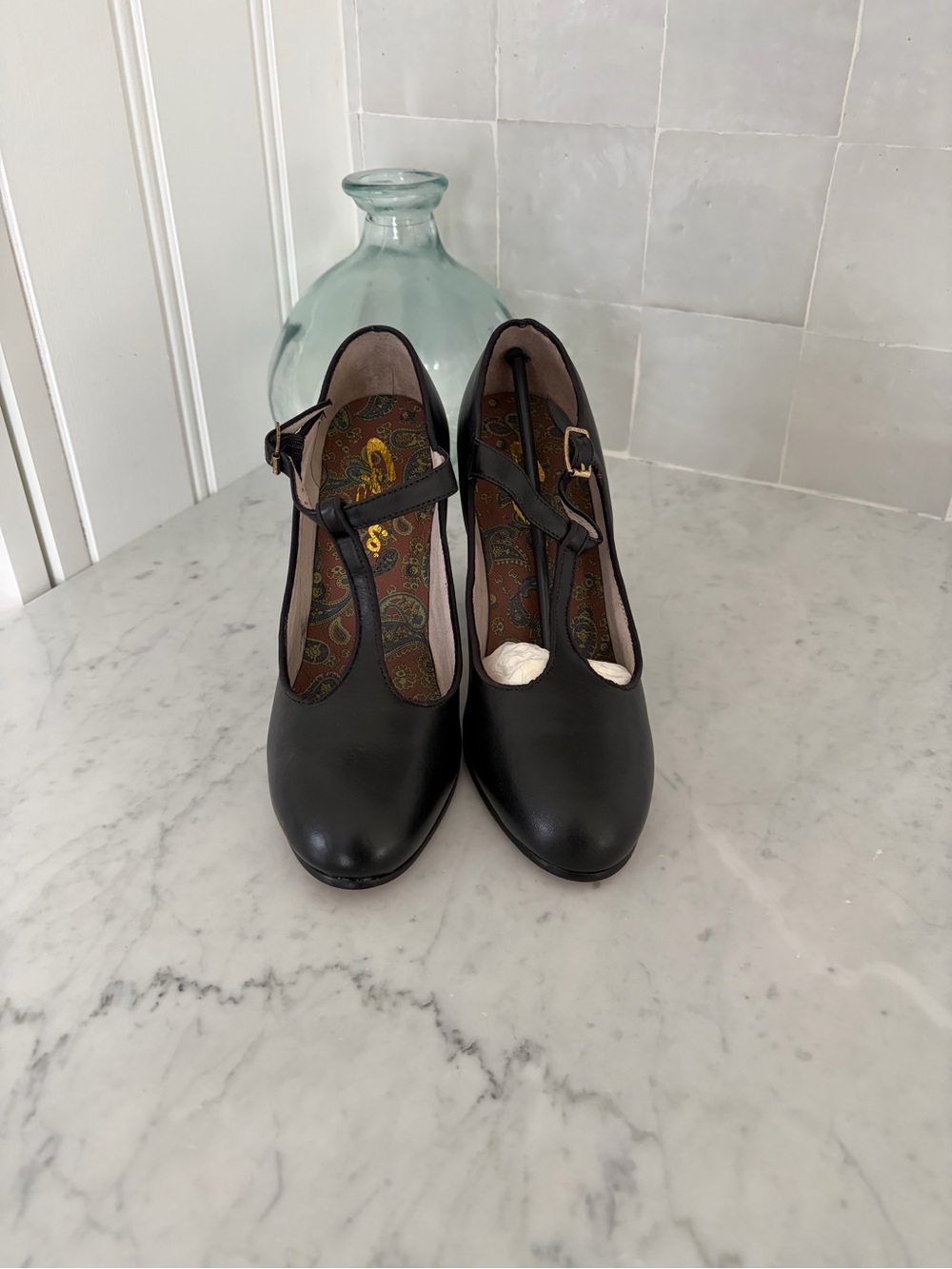 Capezio Professional T Strap Character Shoes NWT All Leather